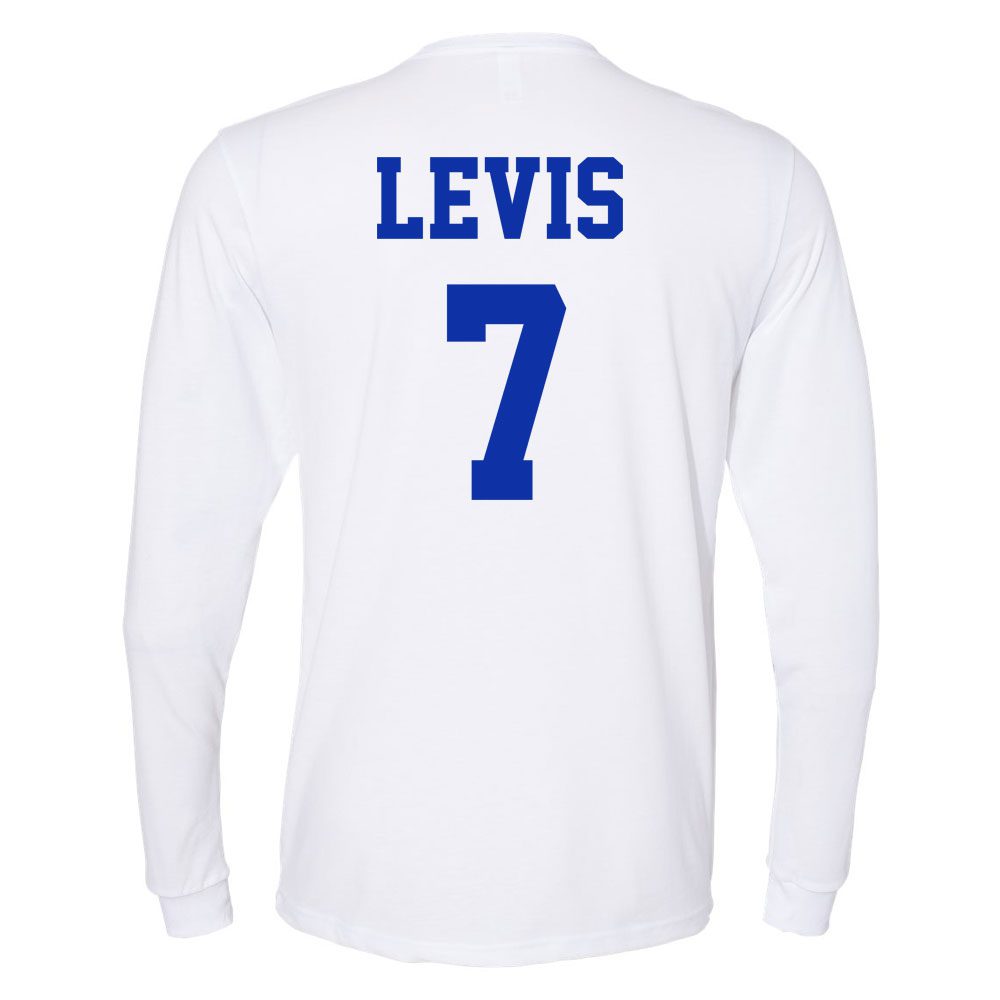 Levis #7 White Long Sleeve - Kentucky Branded
