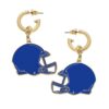 KY Blue Map Earrings