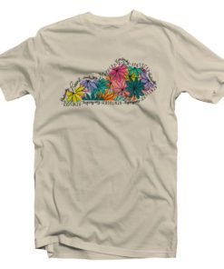 KY Multi Floral State Tee