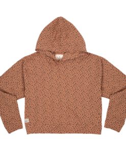 SS Leopard Cropped Hoodie